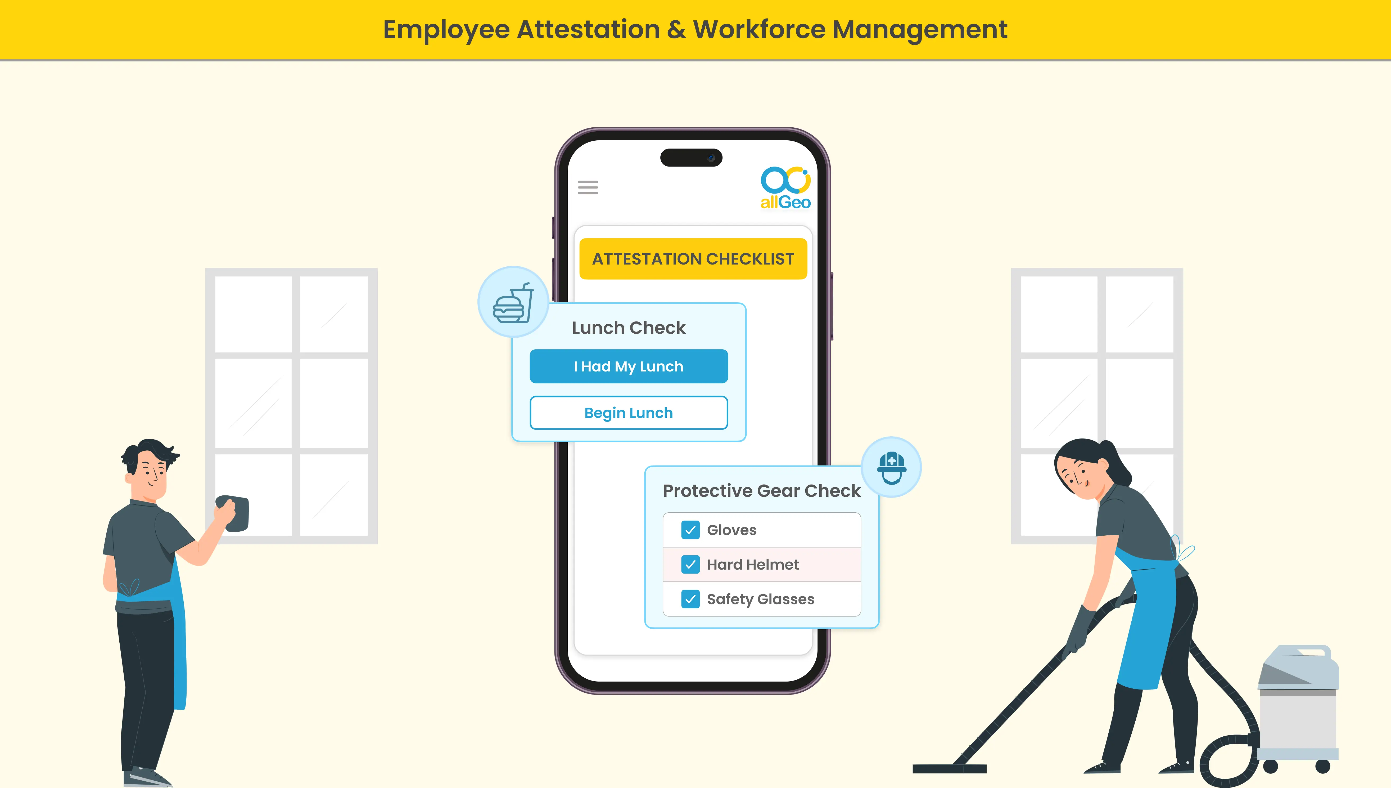 Labor law Compliance such as Meal & Rest breaks attestation